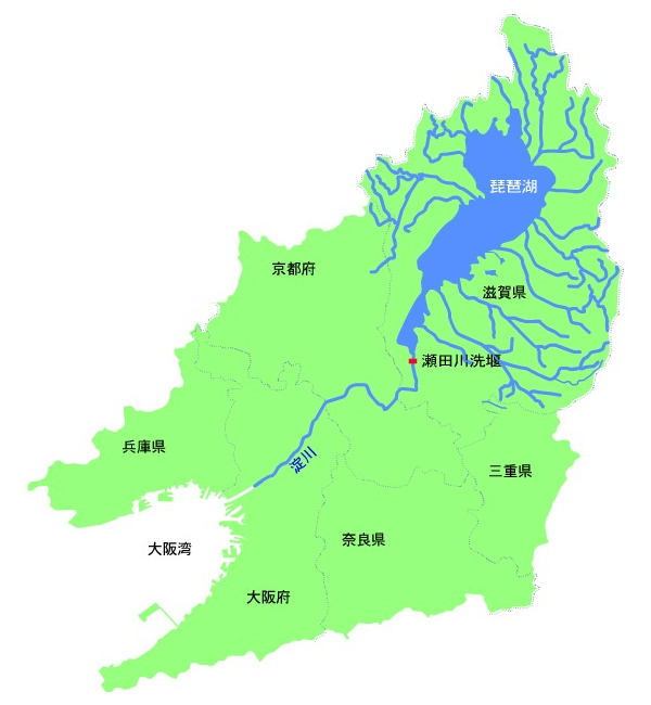 琵琶湖周辺図