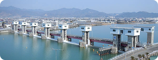 Kyu-Yoshinogawa Estuary Barrage