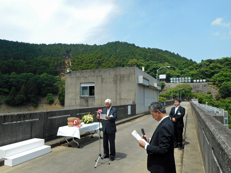 林朝倉市長の御言葉（写真）