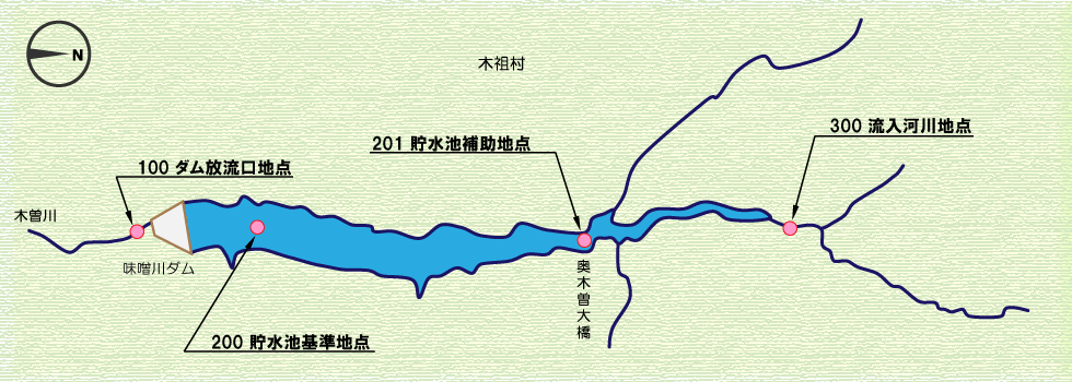 水質調査位置図