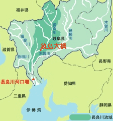 木曽三川流域図