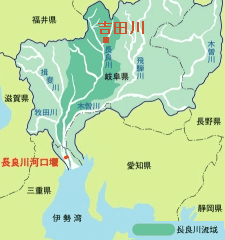 木曽三川流域図