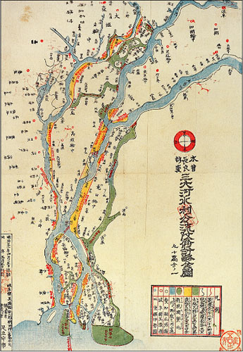 Map of the Meiji improvement plan