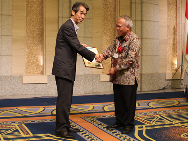 Certificate of Appreciation from Indonesia