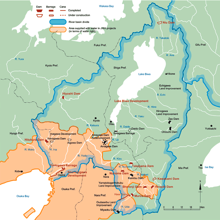 A map of Yodo River System