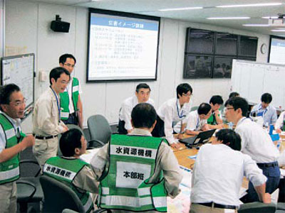 Earthquake and disaster management drill(Headquarters)