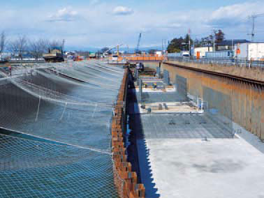 Musashi Canal reconstruction project(Change to double-way canal)