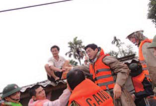Dispatching experts in the wake of a major flood in Vietnam