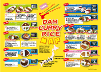 Curry & Rice Map(Eighteen dishes)