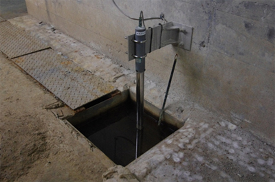 Observation equipment installed inside the dam body