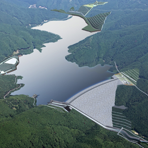 Current status of the Koishiwaragawa Dam Construction Project