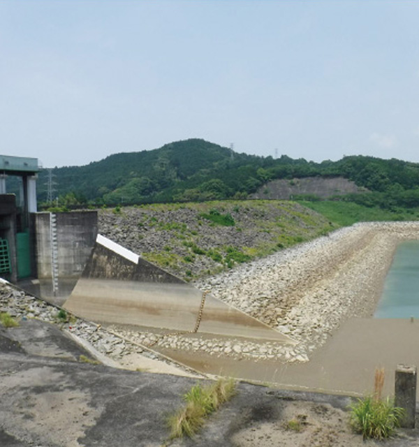 貯水量が少ない状態