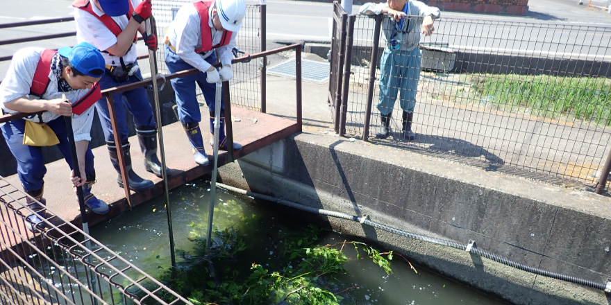 水路の掃除