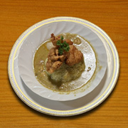 小石原ダムグリーンカレー