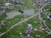 岡田開水路(空撮）（香川県）