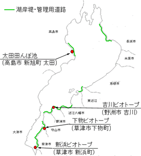 ビオトープ設備概要マップ
