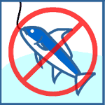 「魚釣り禁止区域があります」イメージ