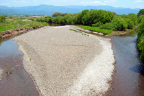 難波橋上流