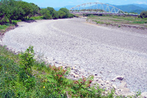 落合橋上流
