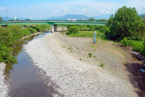 福橋上流