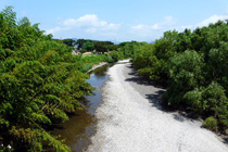 新寿橋上流