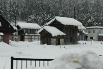 菅並地区の積雪状況