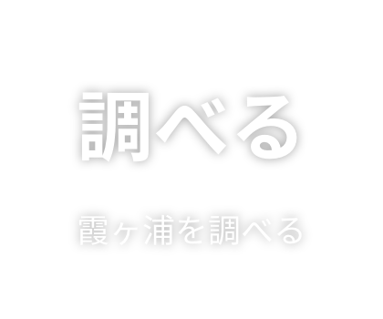 調べる　霞ヶ浦を調べる