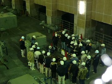 主ポンプを見学中