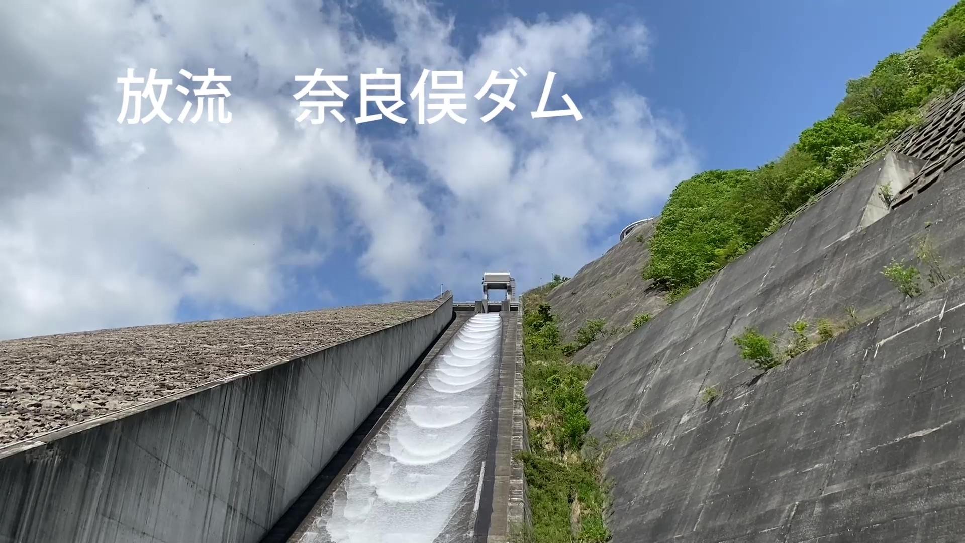 奈良俣ダム点検放流