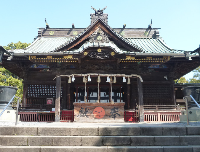 雷電神社全景