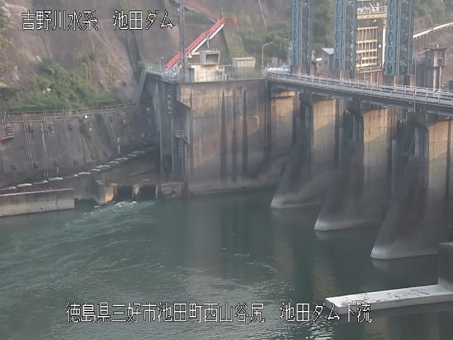 池田ダム下流 カメラ画像