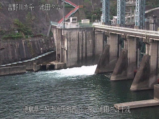 池田ダム下流 カメラ画像