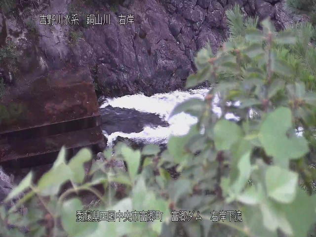 富郷ダム右岸下流 カメラ画像