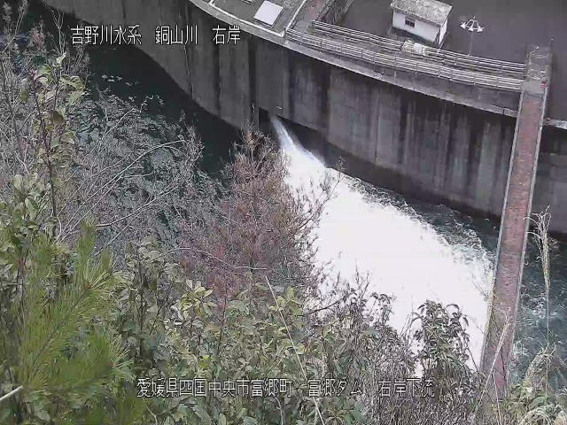 富郷ダム右岸下流 カメラ画像
