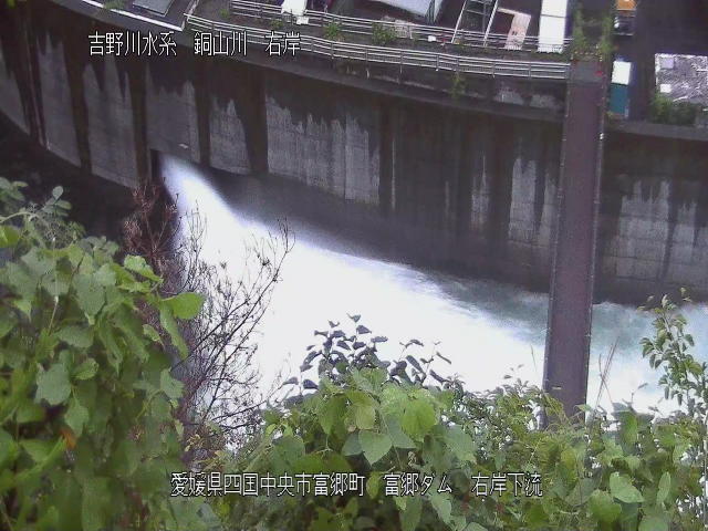 富郷ダム右岸下流 カメラ画像