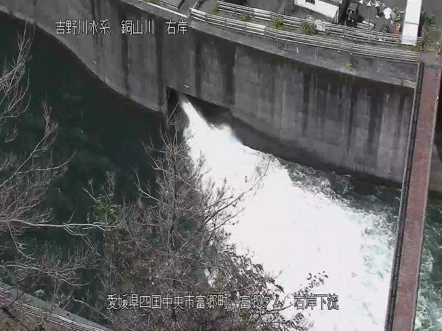 富郷ダム右岸下流 カメラ画像