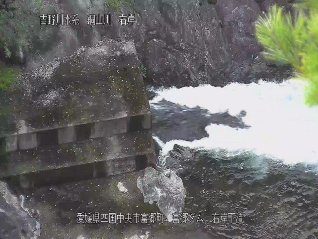 富郷ダム右岸下流 カメラ画像