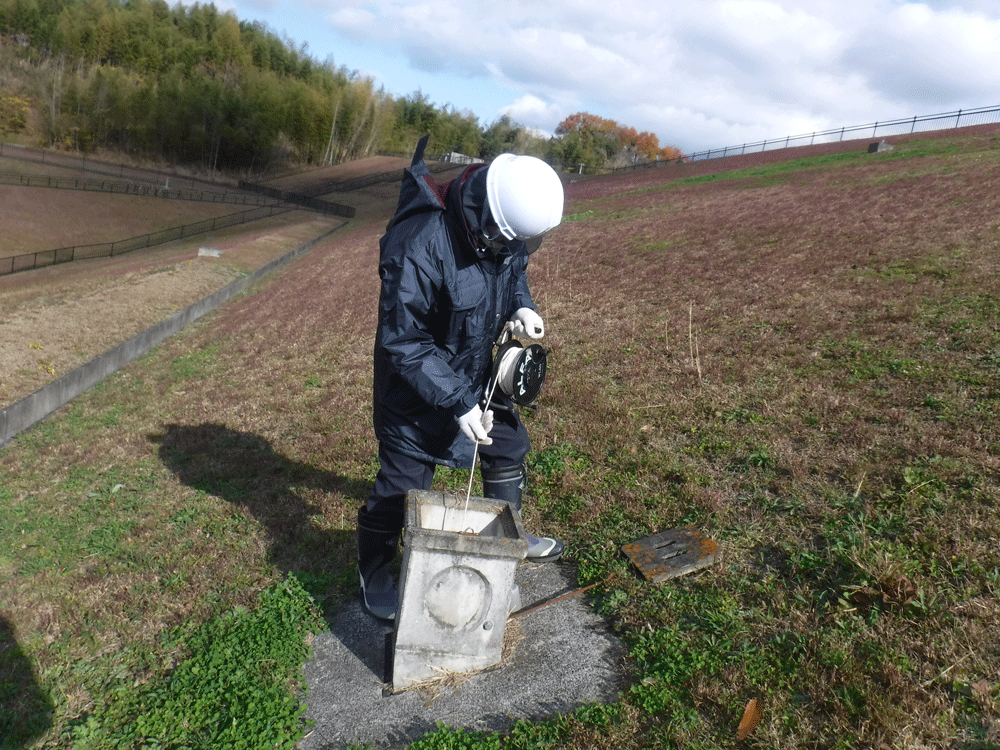 地下水位計測(宝山湖)画像